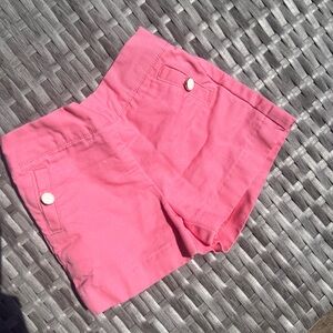 Pink baby shorts